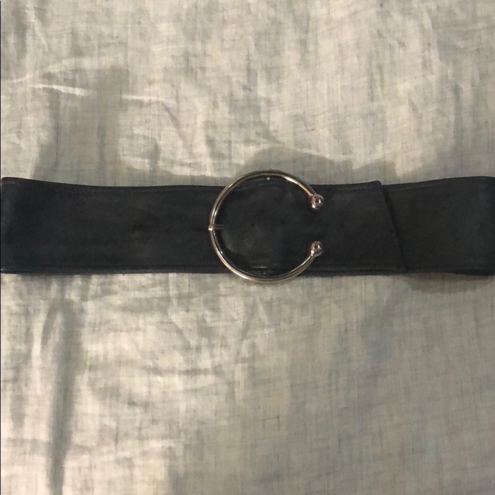 Black waist belt Bebe size S/M